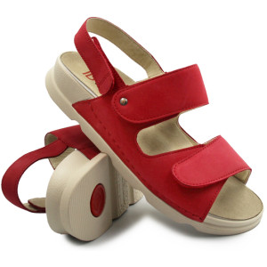 Damskie Sandały Czerwone...