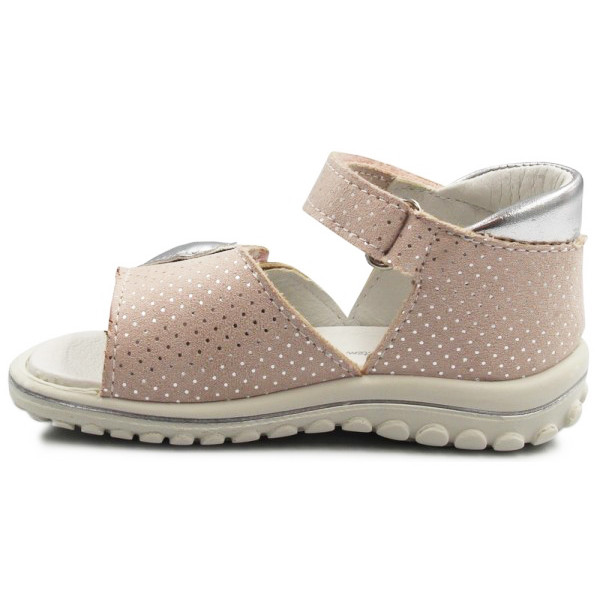 Sandały Dla Dziewczynek Różowe Z Serduszkiem Primigi 3860811