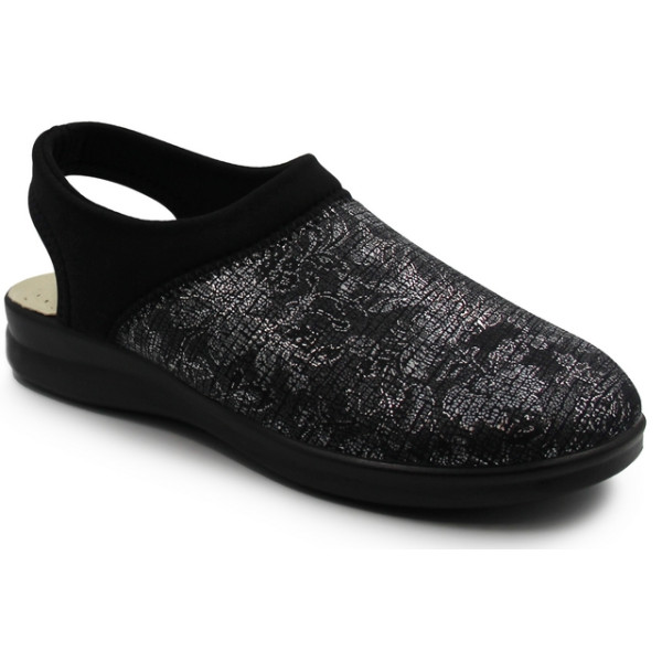 Sandały dla kobiet z miękkiej elastycznej tkaniny SANITAL-FLEX 8232.36