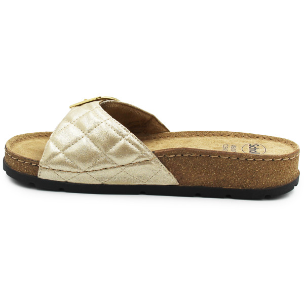 Klapki Damskie Złote Scholl Bora Mule med MF312651075