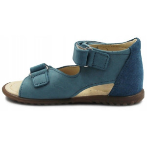 Sandały Chłopięce Na Lato Skórzane Emel es 2435-21