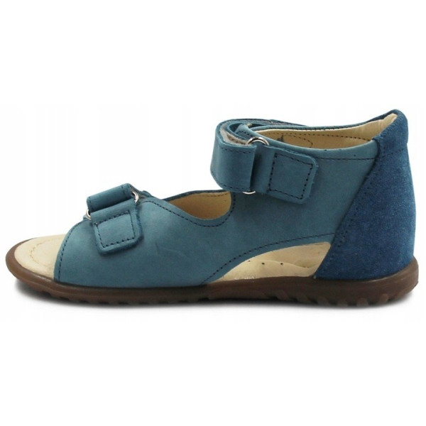 Sandały Chłopięce Na Lato Skórzane Emel es 2435-21