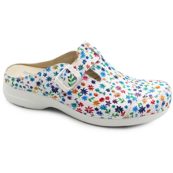 Klapki Damskie Do Pracy Nursing Care Noruega Flowers pe94f4