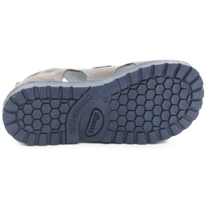 Kapcie profilaktyczne dla chłopca z obcasem thomasa Kornecki OR 103 morski szary