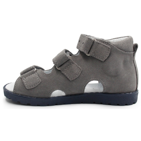 Kapcie profilaktyczne dla chłopca z obcasem thomasa Kornecki OR 103 morski szary