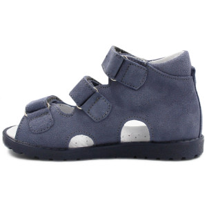 Sandały korekcyjne z profilowaną wkładką dla chłopca Kornecki OR 103 Morski