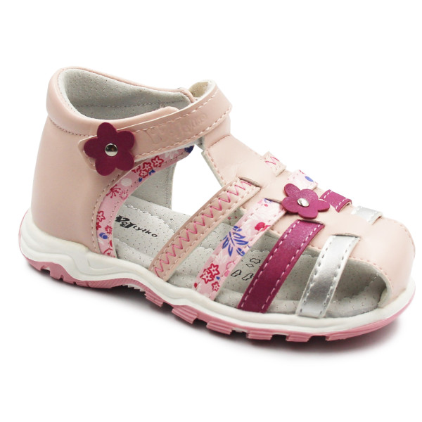 Dziewczęce Różowe Sandały Na Lato Wojtyłko 1s23731