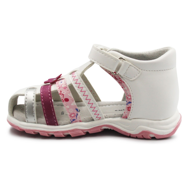 Sandały Dziewczęce Wojtyłko 1s23731 Białe