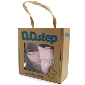 Kapcie Na Prezent Niemowlęce Dla Dziewczynki+ PUDEŁKO DD STEP k1596-41264