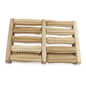 Drewniany Masażer Do Stóp Rehabilitacja 10 Rolek ms-05 a Tylmax