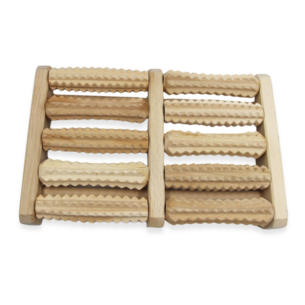 Drewniany Masażer Do Stóp Rehabilitacja 10 Rolek ms-05 a Tylmax