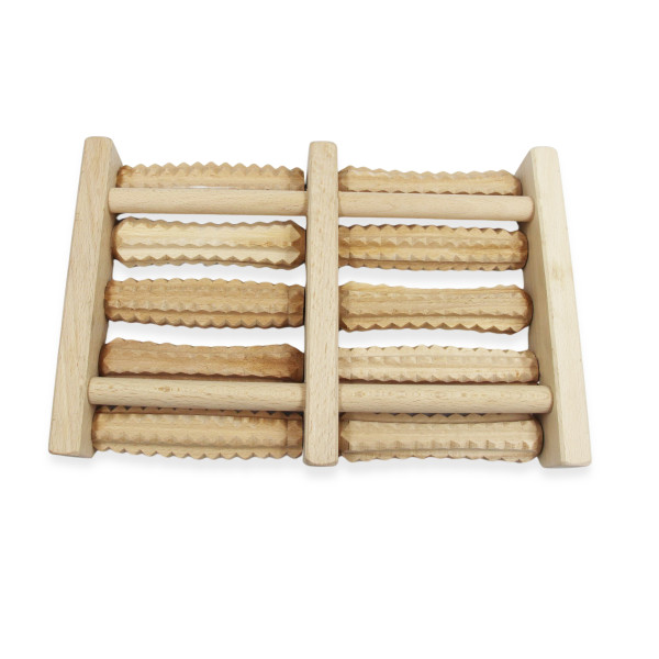 Drewniany Masażer Do Stóp Rehabilitacja 10 Rolek ms-05 a Tylmax