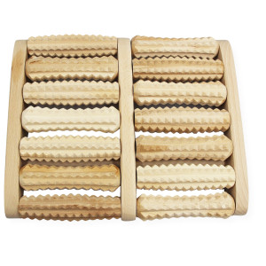 Masażer Drewniany Do Stóp Szeroki Siedmiorzędowy 14-rolkowy ms-07 Tylmax