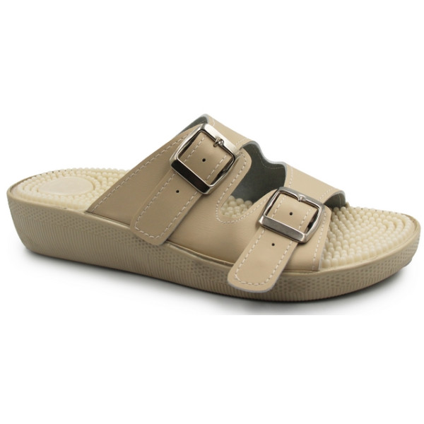 Klapki Damskie Fakirki 03/C2F Beige Fin- Flex