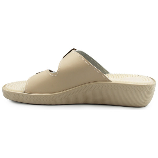 Klapki Damskie Fakirki 03/C2F Beige Fin- Flex