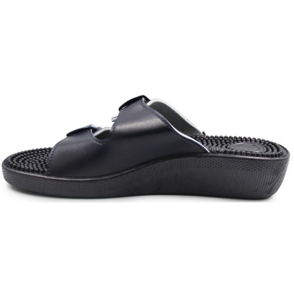 Masujące Klapki Damskie Do Pracy Fakirki 03/C2F Blue Fin Flex