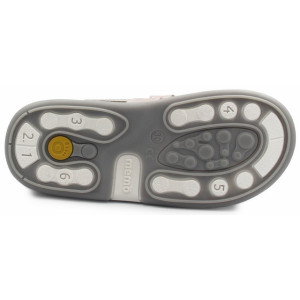 Sandały z wysokim zapiętkiem dla dziewczynek na rzepy MEMO IRIS