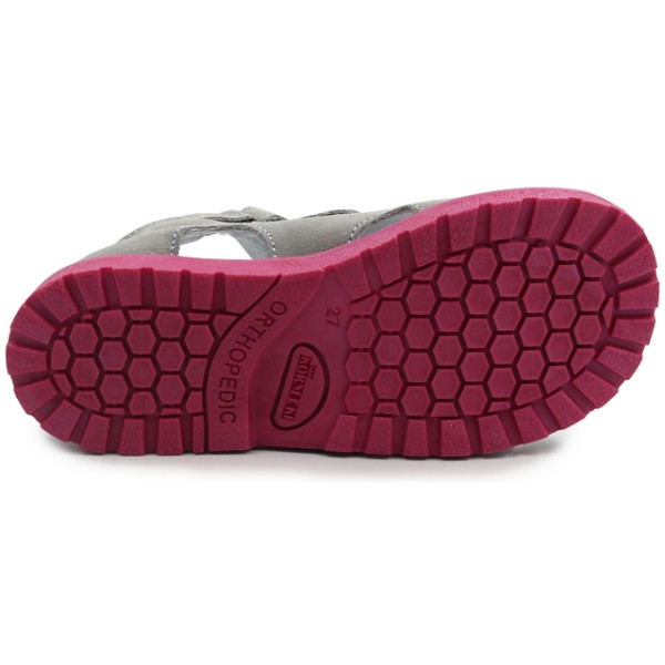 Kapcie profilaktyczne z obcasem thomasa do przedszkola Kornecki OR 117 morski szary