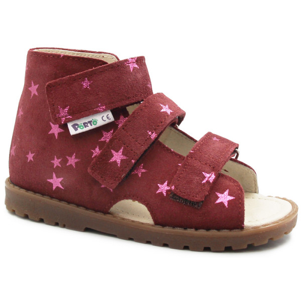 Papcie dla dziewczynek do szkoły przedszkola z obcasem thomasa w gwiazdki Mrugała 55