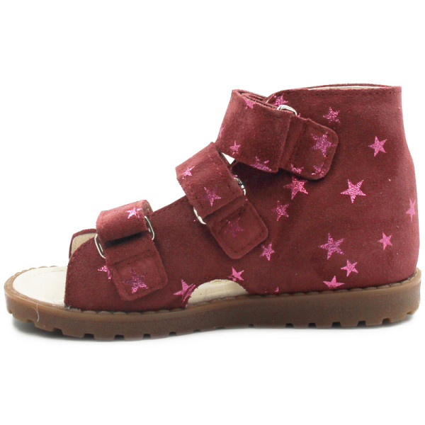 Papcie dla dziewczynek do szkoły przedszkola z obcasem thomasa w gwiazdki Mrugała 55