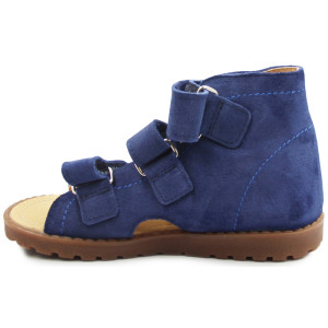 Kapcie profilaktyczne dla chłopca z obcasem thomasa do przedszkola Mrugała 60 Jeans