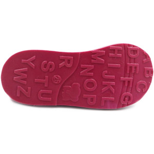 Buty kapcie korekcyjne dziewczynka Adamki 01 2N popiel gwiazdki fuksja