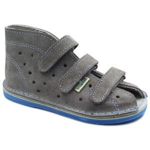 Obuwie profilaktyczne dziecięce Adamki 012N-26 popiel