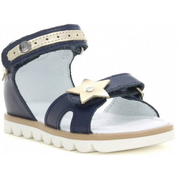 Granatowe eleganckie sandały dla dziewczynek na lato Bartek w-31946/spx