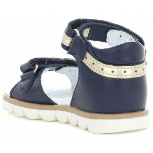 Granatowe eleganckie sandały dla dziewczynek na lato Bartek w-31946/spx