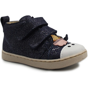 Buty na jesień z jednorożcem brokatowe dla dziewczynki Mido 20-49