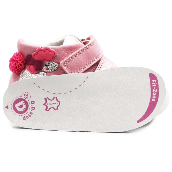 Buty Dziewczęce Na Wiosnę Różowe DD STEP s066-41382