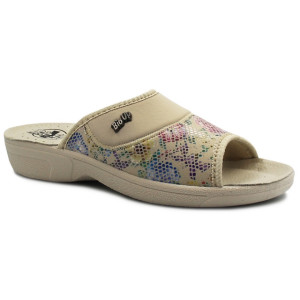 Kapcie damskie po domu Bio Up GE 1493 Diletta Licra Beige