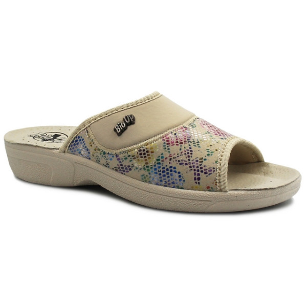 Kapcie damskie po domu Bio Up GE 1493 Diletta Licra Beige