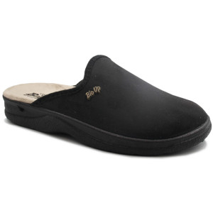 Czarne klapki kapcie męskie Bio Up GE 617 Strech Nero Black