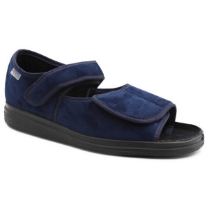 Komfortowe miękkie sandały dla seniora obuwie domowe DR ORTO 989M004