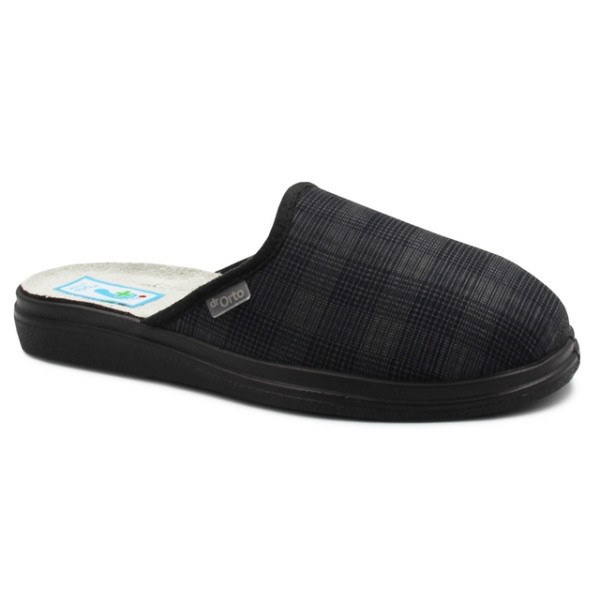 Obuwie Domowe Męskie Wygodne Kapcie Dla Seniora DR ORTO 132M016