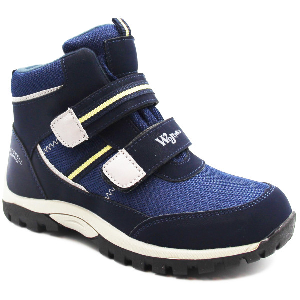 Buty dziecięce na jesień zimę ocieplane Wojtyłko 5z24094 granat