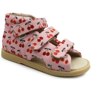 Kapcie Do Szkoły i Przedszkola Dla Dziewczynki Mido 816 Cherry Pink