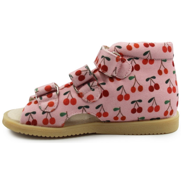 Kapcie Do Szkoły i Przedszkola Dla Dziewczynki Mido 816 Cherry Pink