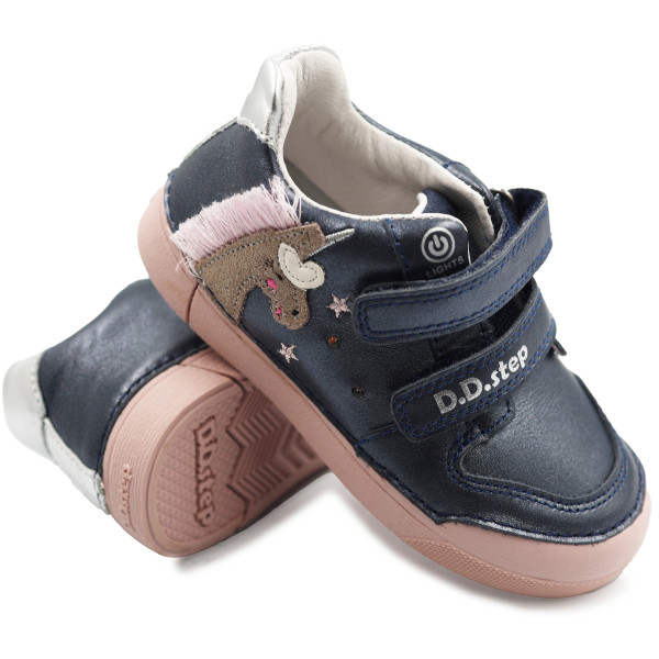 Buty Na Wiosnę Dla Dziewczynki LED DD STEP S068-42893M