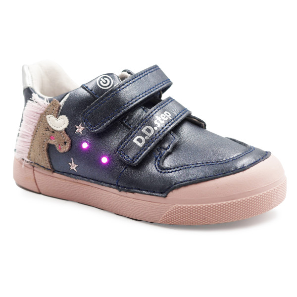 Buty Na Wiosnę Dla Dziewczynki LED DD STEP S068-42893M