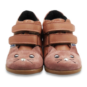 Ocieplane Buty Dla Dziewczynki Na Wiosnę Jesień Ameko a19-Kiti-Winter-Mauve