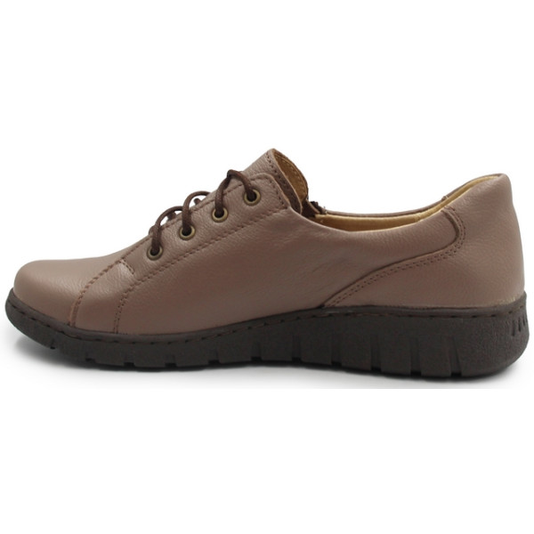 Eleganckie Buty Na Jesień Damskie Skórzane Helios 429 brąz