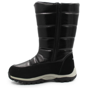 Kozaki Dla Dziewczynki Wysokie Śniegowce z Membraną Wojtyłko 5z24100 Czarny