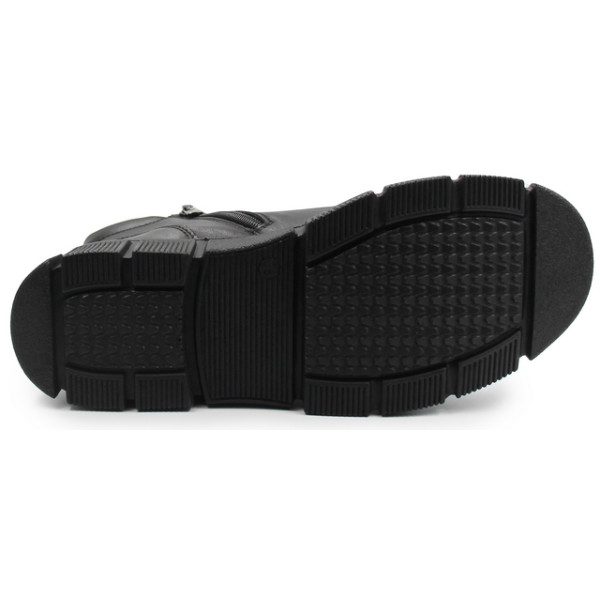 Buty Zimowe Damskie Ocieplane Botki Helios 523 Czarne