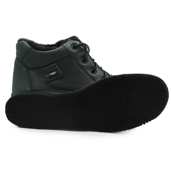 Ocieplone Buty Damskie Na Zimę Sznurowane Helios 553 Zielony