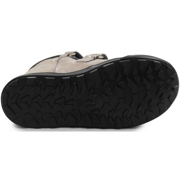 Buty Dla Dziewczynki Na Wiosnę i Jesień Lekko Ocieplane Ameko Robin Szare Gwiazdki