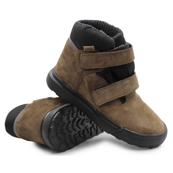 Buty Dla Chłopca Lekko Ocieplane Wiosna Jesień Ameko Robin Sepia