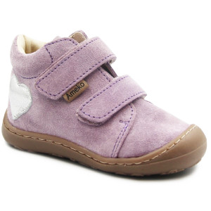 Buty Dla Dziewczynki Na Wiosnę Serduszko Fioletowe Ameko Daisy Lilac