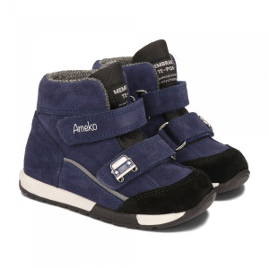 Buty dla chłopca Wiosna Jesień z Dodatkową Wkładką Ocieplaną Ameko Lucky-Navy